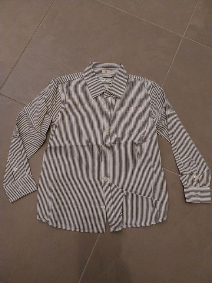 Chemise rayé Mango Kids T5/6A - photo numéro 1