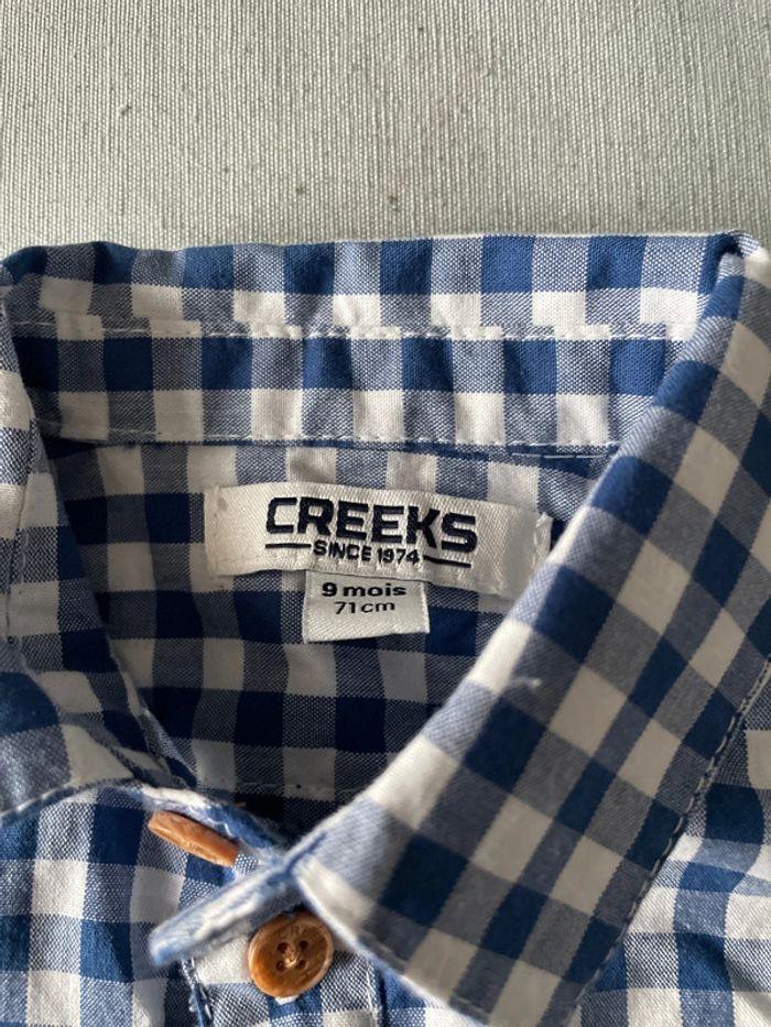 Chemise manches courtes Creeks 9 mois - photo numéro 2