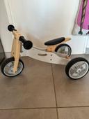 Tricycle en bois évolutif