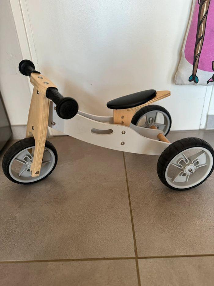 Tricycle en bois évolutif - photo numéro 1