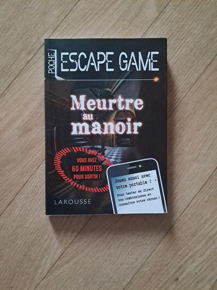 Livre escape game - photo numéro 1