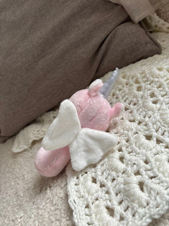 Hochet peluche licorne - photo numéro 4