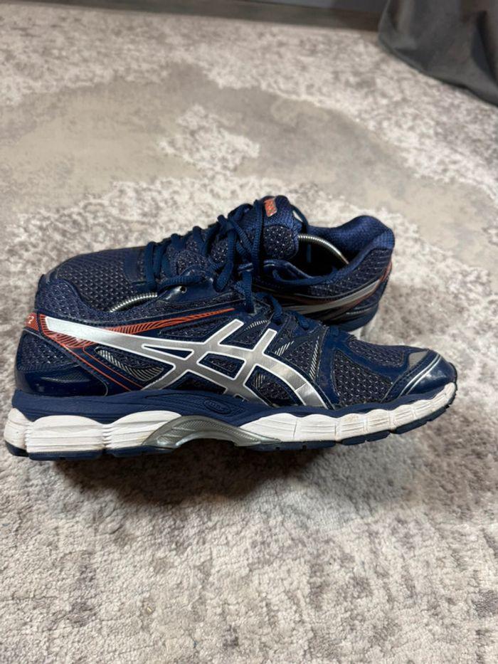 Asics Gel Evate 2 FluidRide Blue & Orange - photo numéro 6