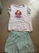 Pyjama short 10 ans tissaia