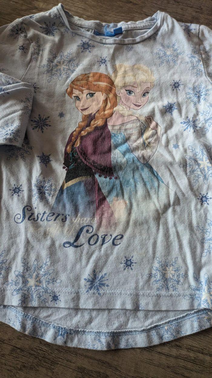 T.Shirt à manches longues La reine des neiges - photo numéro 2