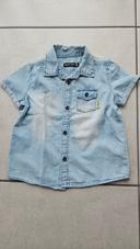 Chemise manches courtes été 2ans