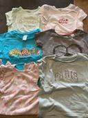 Lot 6 t shirts manche courte