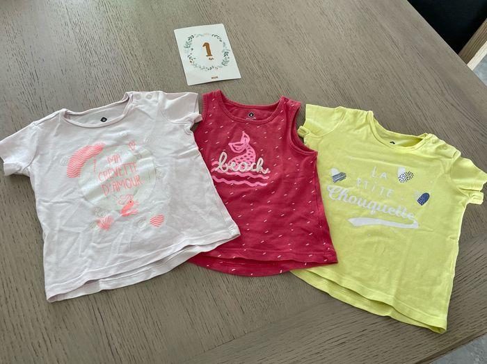 Lot de 3 TEE shirt 12 mois