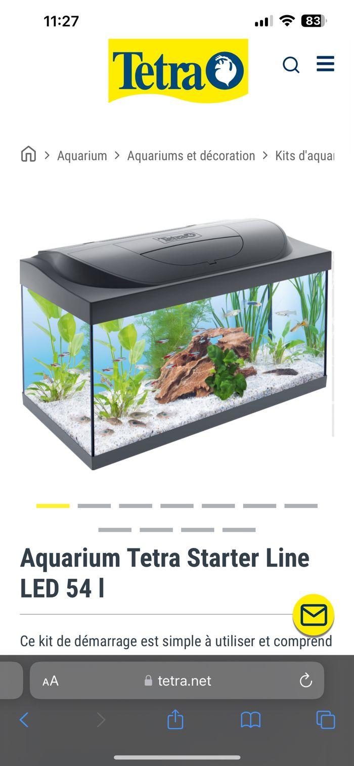 Aquarium 54L + meuble - photo numéro 1