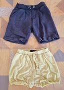 Lot de 2 shorts - état moyen - 3 ans