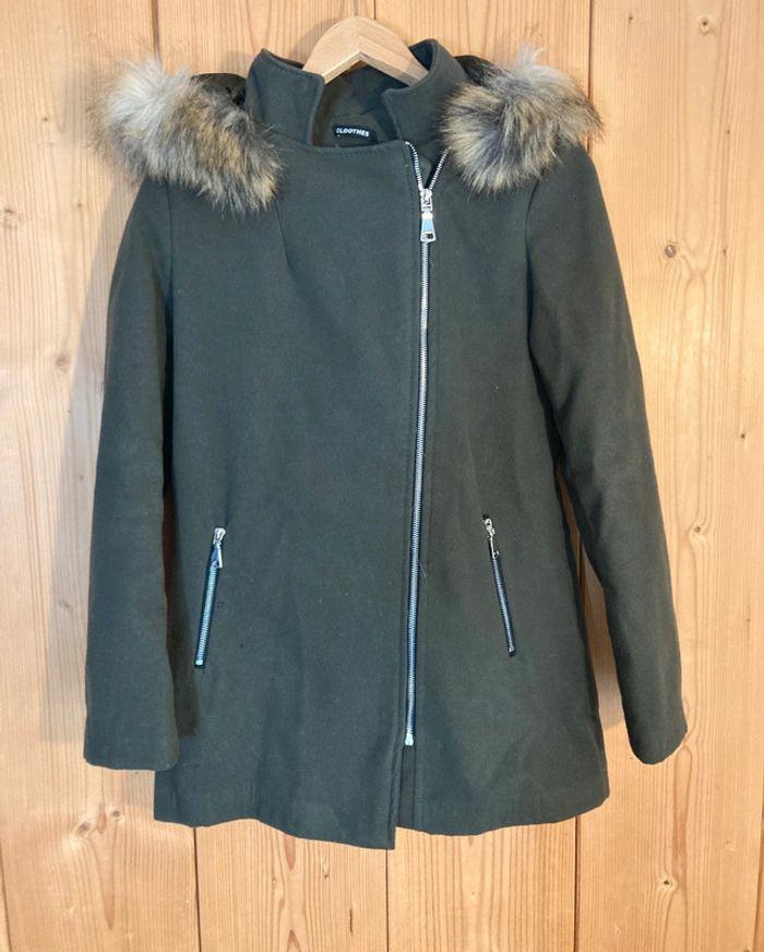 Manteau capuche amovible made in italy - photo numéro 1