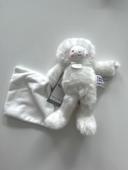 Peluche doudou ours avec mouchoir