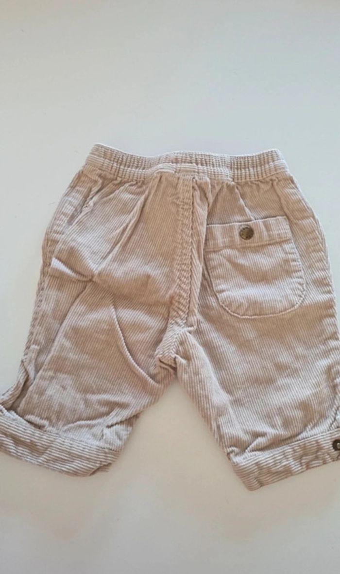 Lot de 4 pantalons en velours 6 mois garçon - photo numéro 4