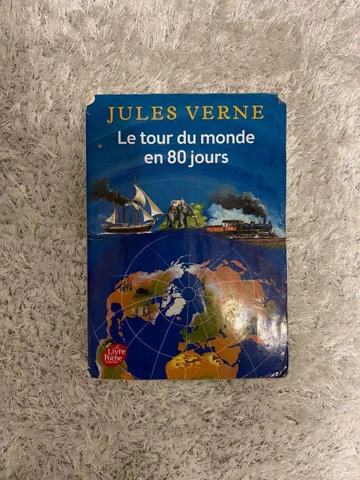 Livre : Le tour du monde en 80 jours de Jules Verne - photo numéro 1