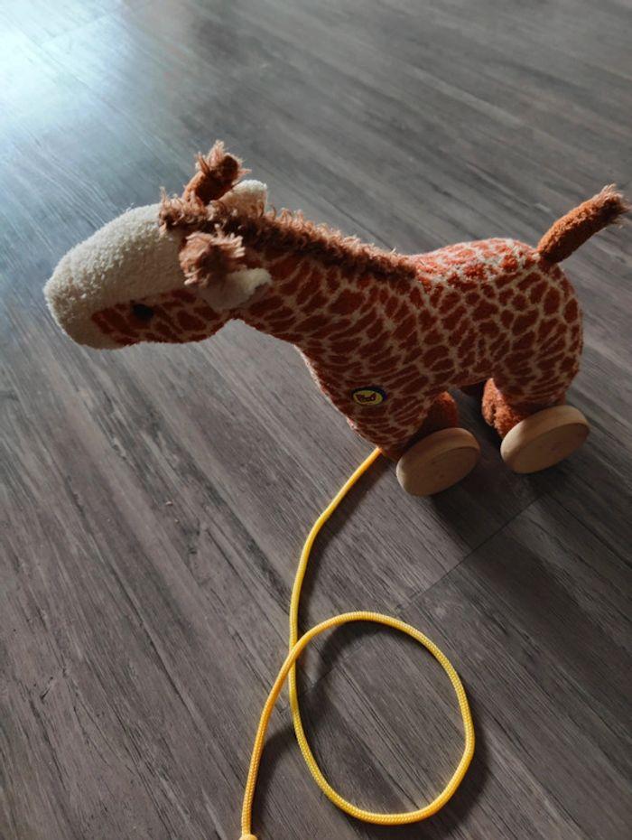 Peluche girafe à tirer Fizzy - photo numéro 1