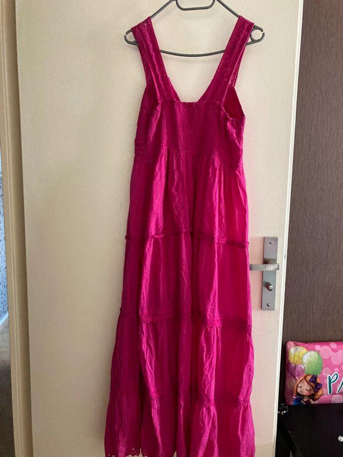 Robe longue rose fuschia taille unique - photo numéro 10