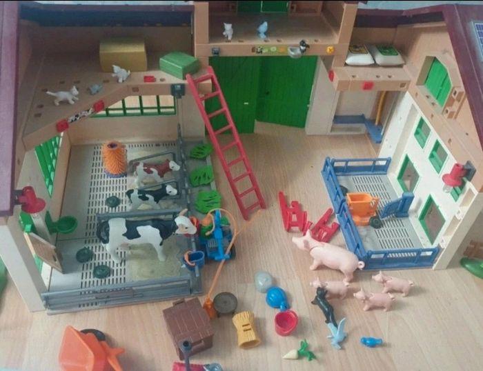 Grande ferme 5119 moderne avec silo playmobil country avec animaux et accessoires - photo numéro 3