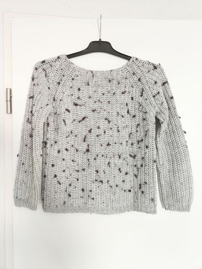 Pull gris argenté Gémo 8ans - photo numéro 2