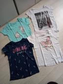 Lot t shirts fille