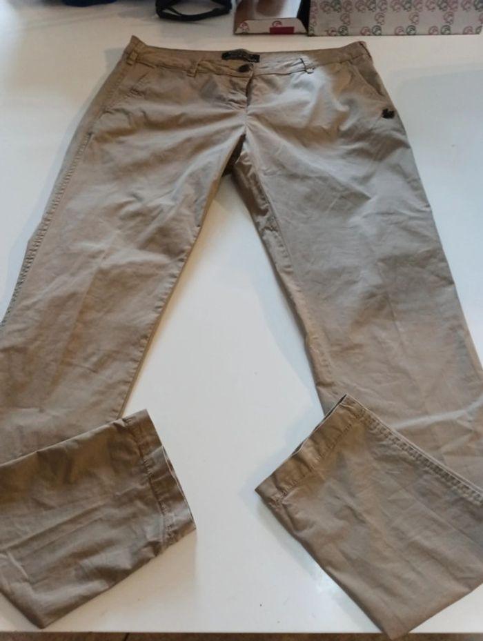 Pantalon Chino femme Maison Scotch taille 40 coupe ajustée - photo numéro 1