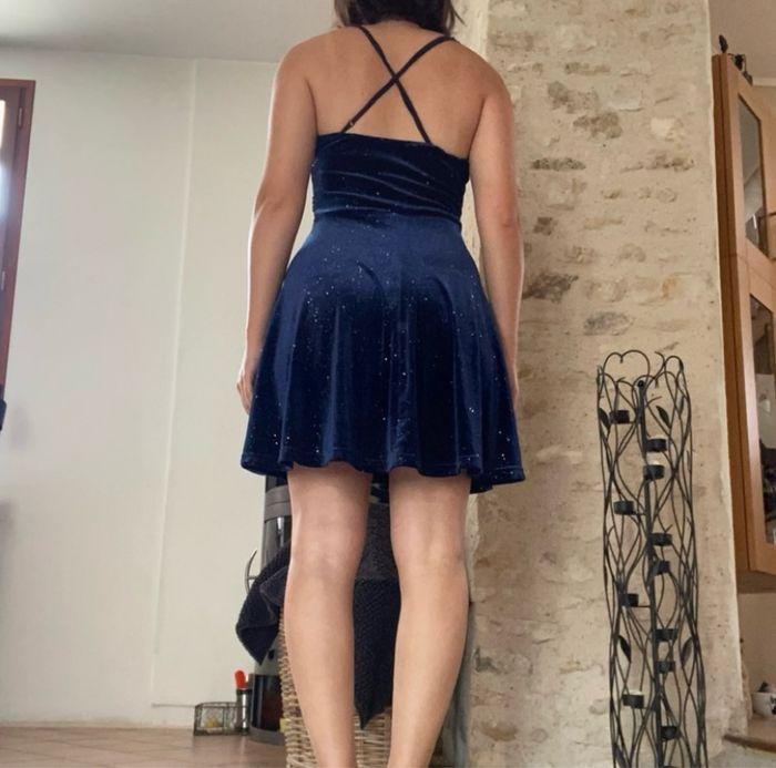 Robe bleu nuit paillettée Shein - photo numéro 2