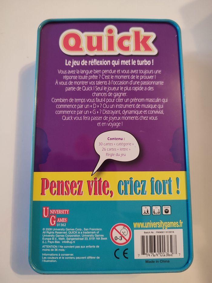 Jeu de société Quick - photo numéro 3