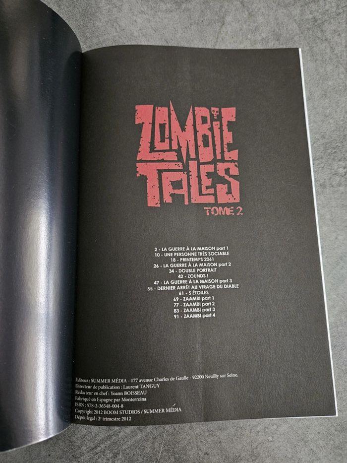 Livre BD jeunesse horreur "Zombie Tales" Tome 2 - Editeur Boom Studios - photo numéro 3