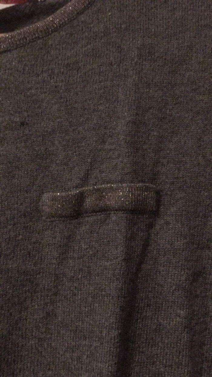 Pull gris Camaïeu taille XS - photo numéro 2