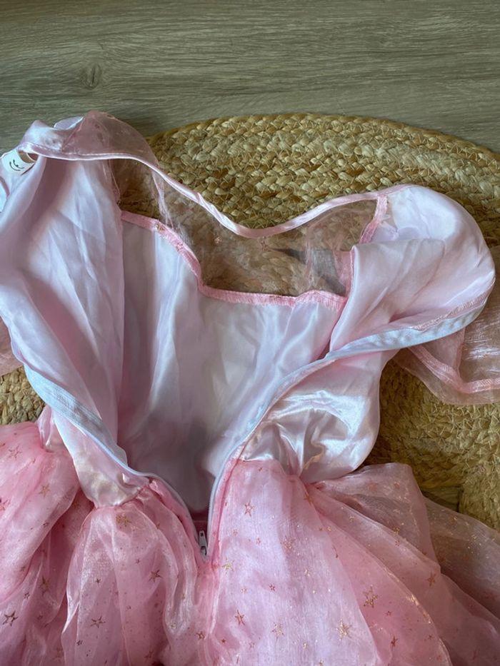 Robe de princesse rose à étoiles doré taille 5-7 ans / 120 cm - photo numéro 16