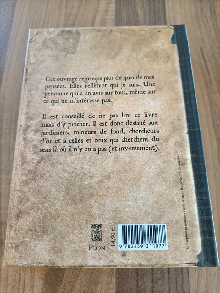 Livre 100 pensées sans penser neuf - photo numéro 2