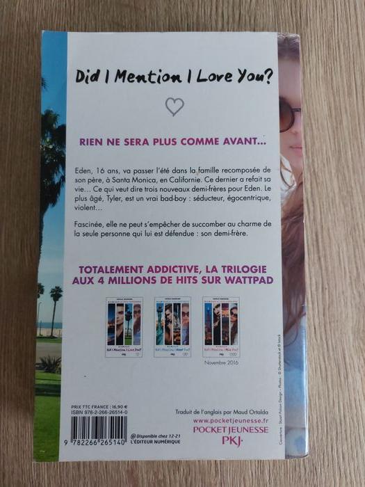 Livre "Did I mention I love you" Estelle Maskame - photo numéro 2