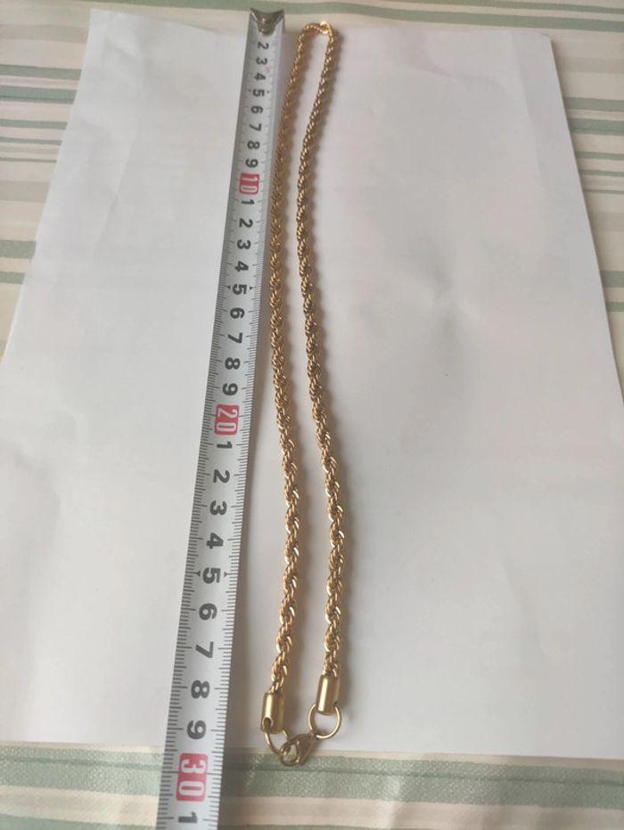 Collier torsadé 5 mm(neuf) - photo numéro 5