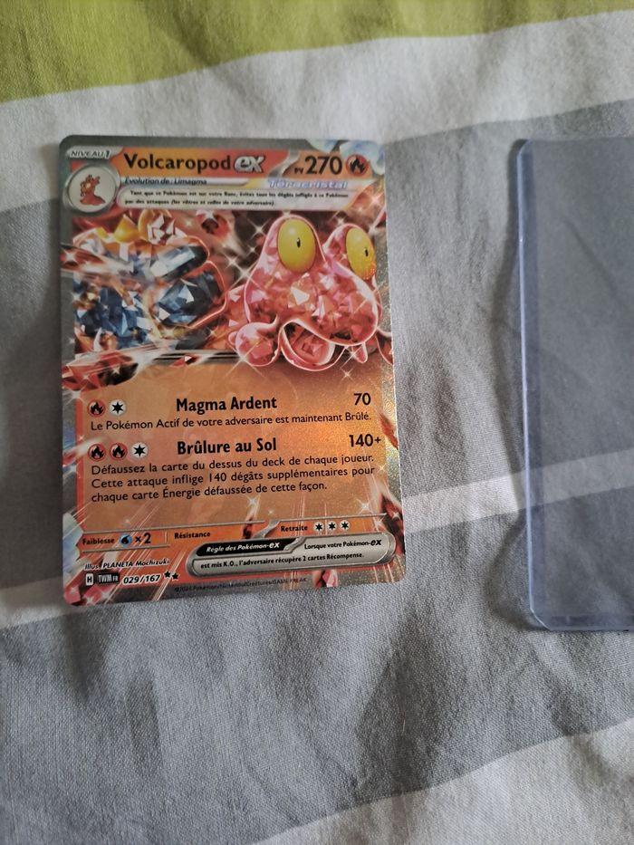 Carte pokémon 029 Volcaropod Ex mascarade crépusculaire - photo numéro 1