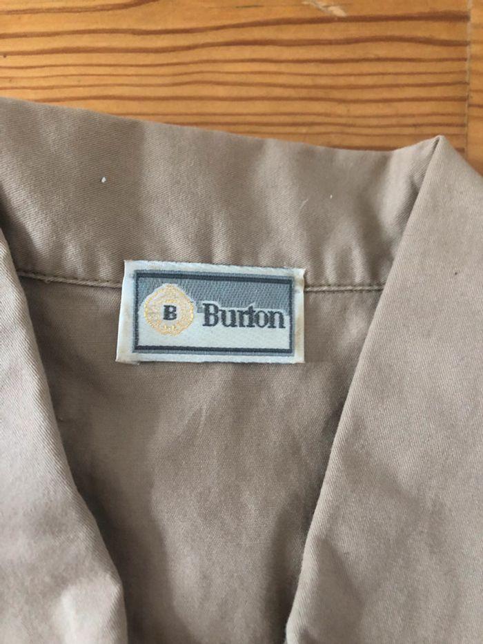 Veste d'été saharienne Burton beige Camel cargo XL 42 - photo numéro 2