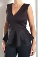 Top peplum Boohoo