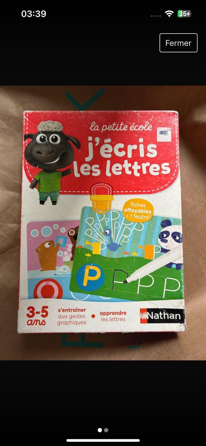 Apprentissage  des lettres - photo numéro 1