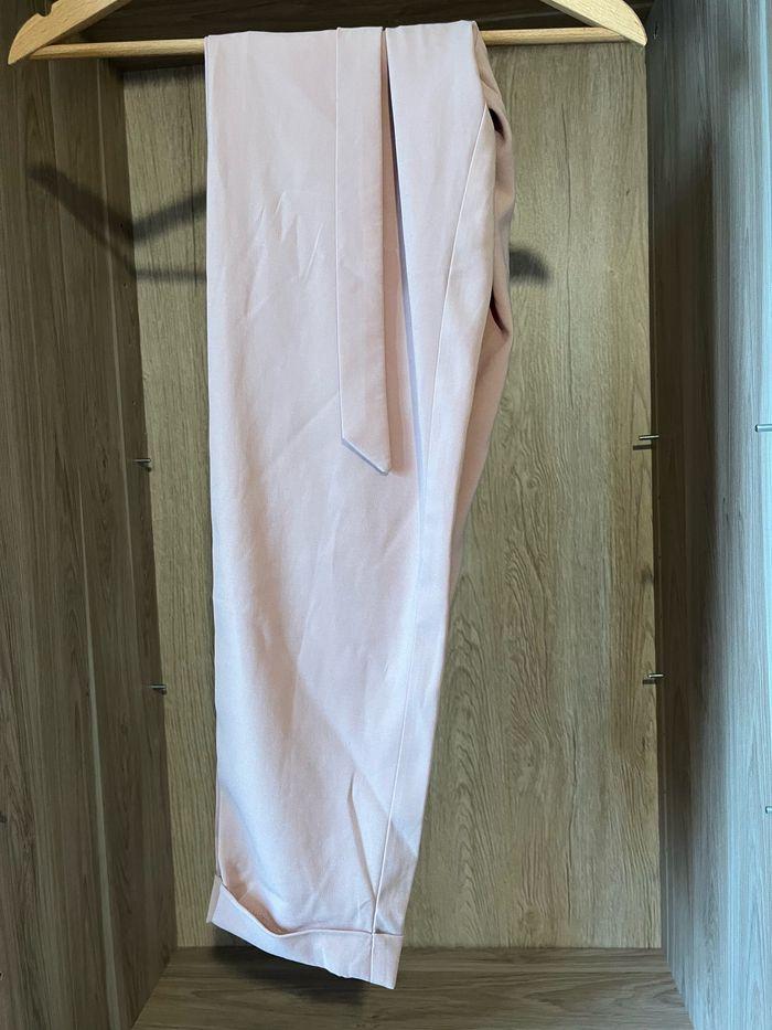 Pantalon fluide rose Pull&Bear - photo numéro 2