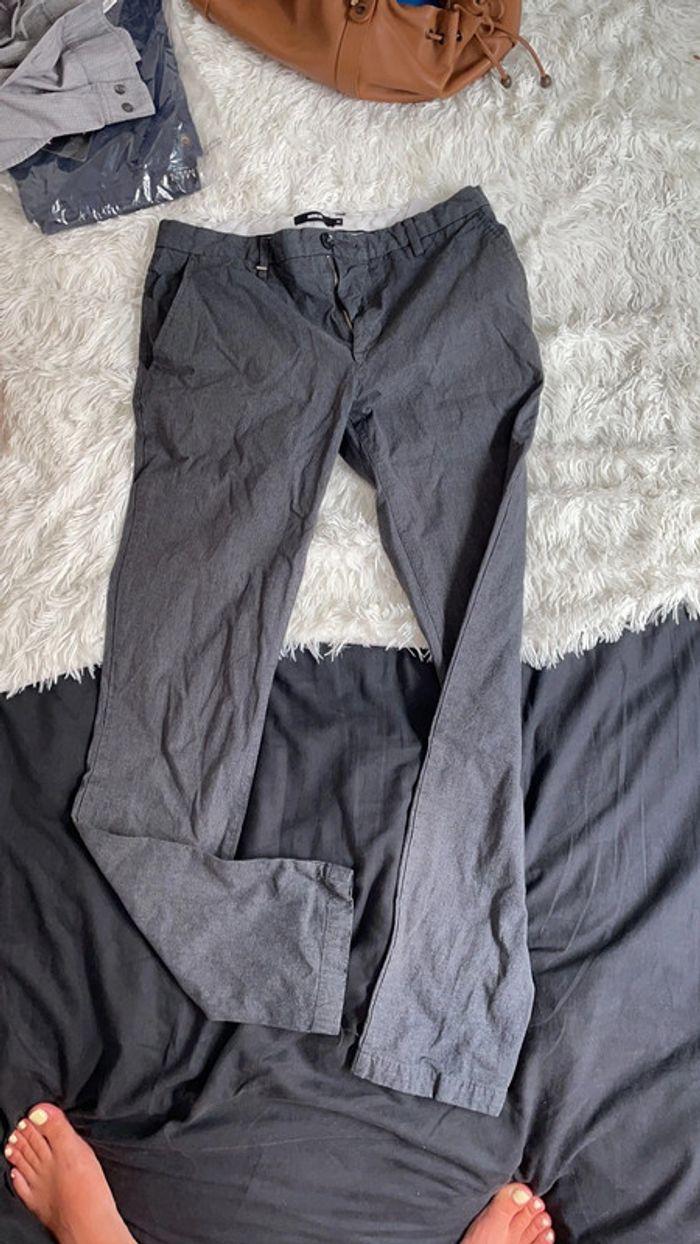 Pantalon chino gris Brice taille 40 - photo numéro 1