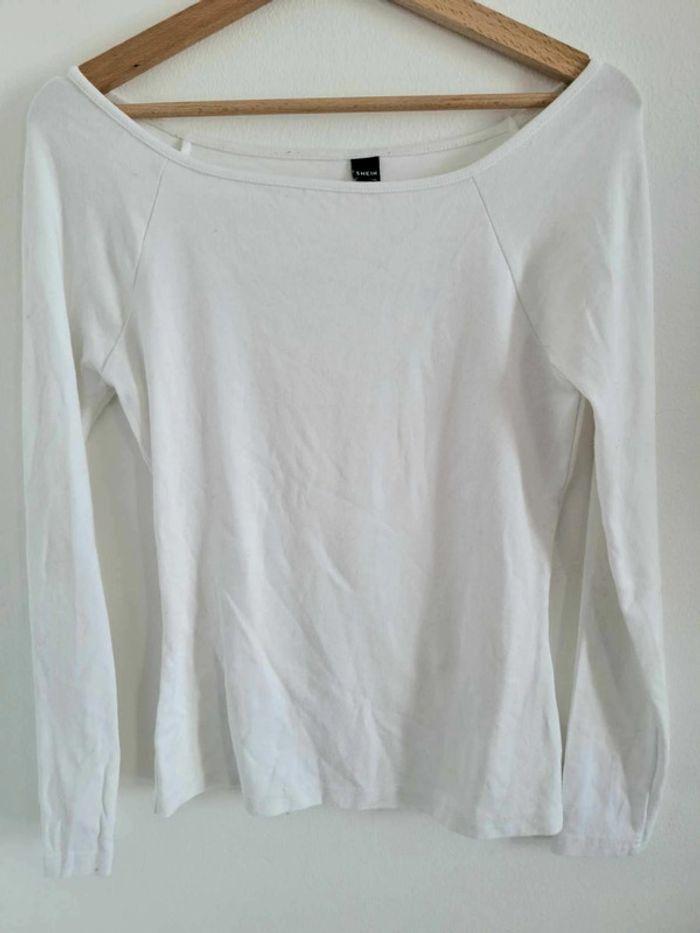 tee shirt épais blanc Shein - photo numéro 1