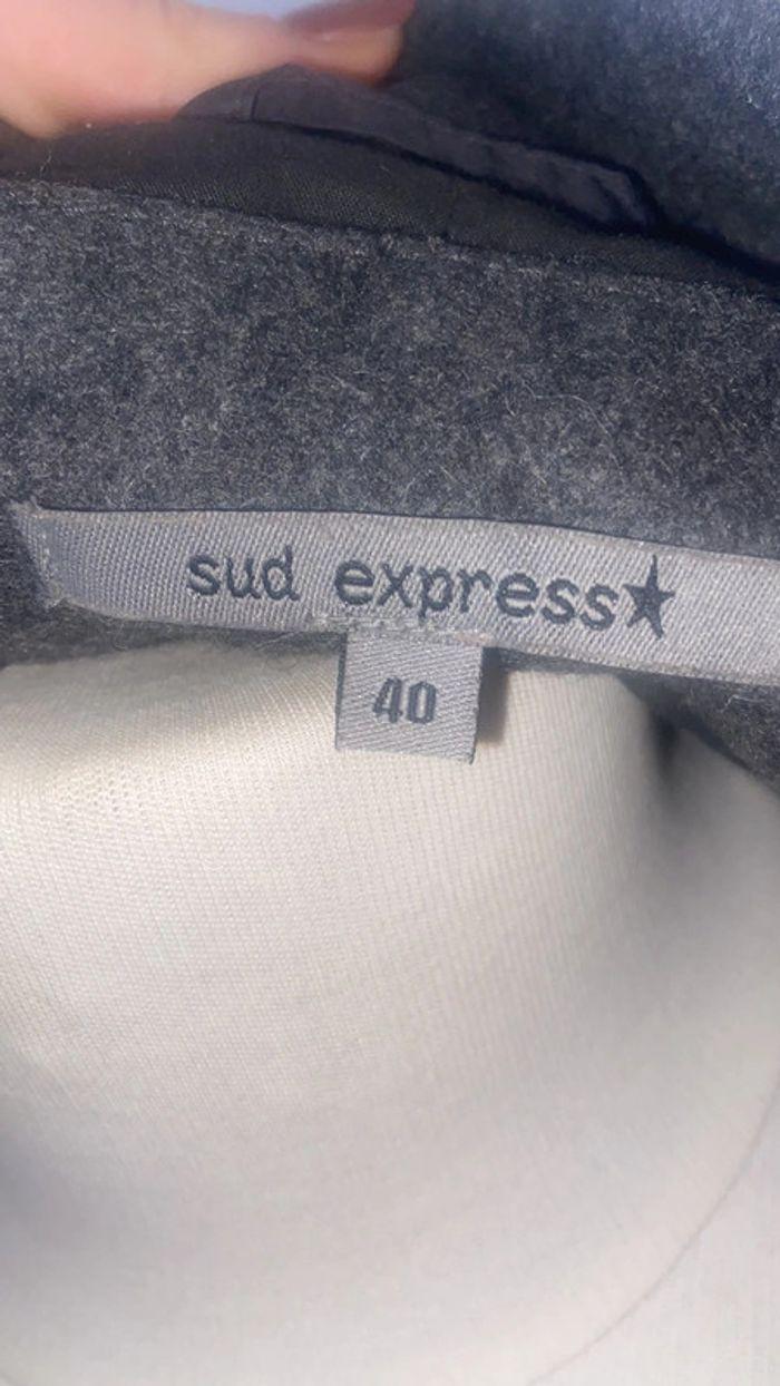 Manteau gris Sud Express - photo numéro 4