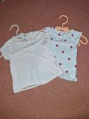 Lot de 2 t shirts taille 6 mois