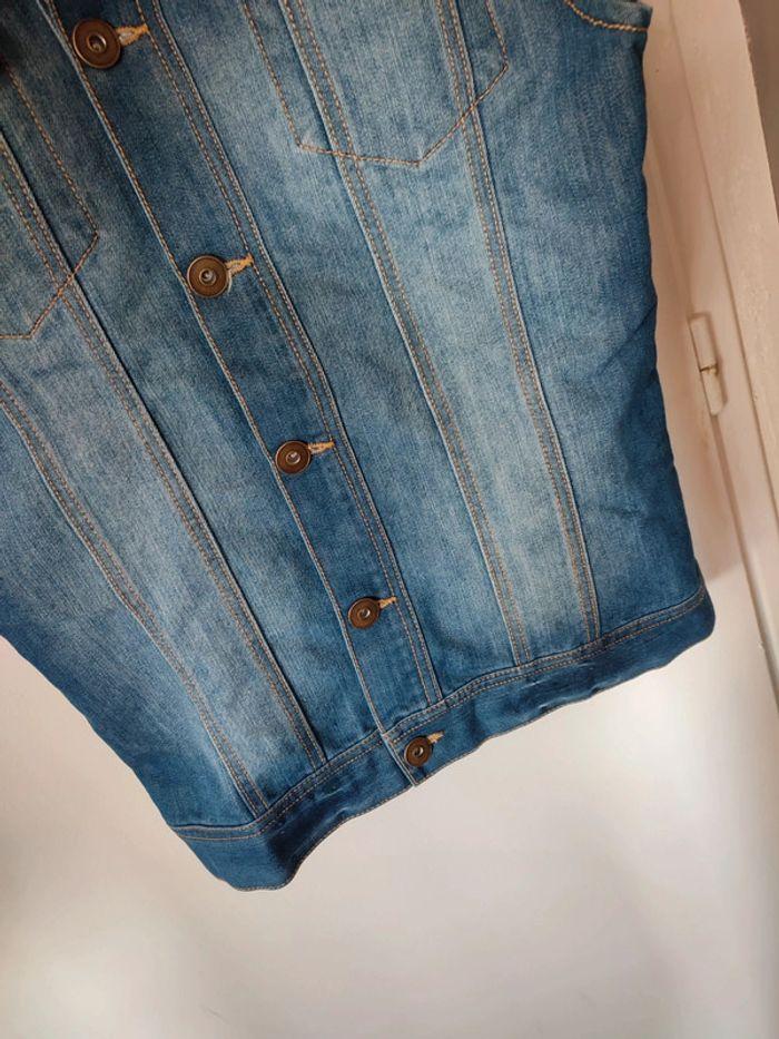 Veste en jean sans manche Kiabi - photo numéro 5