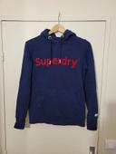 sweats à capuche Superdry marine taille 38