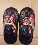 Chaussons ac/dc pantoufles savates mules taille L