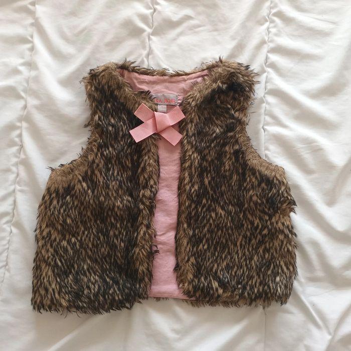 Gilet fausse fourrure 5 ans - photo numéro 1