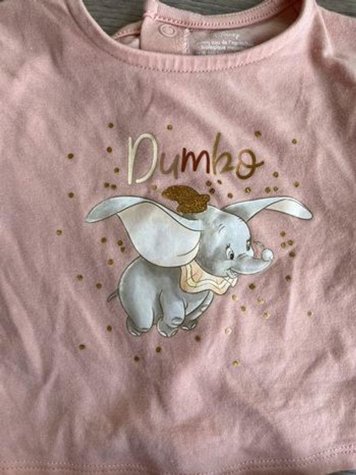 Ensemble d’été « Dumbo » Disney - 1 mois - photo numéro 2