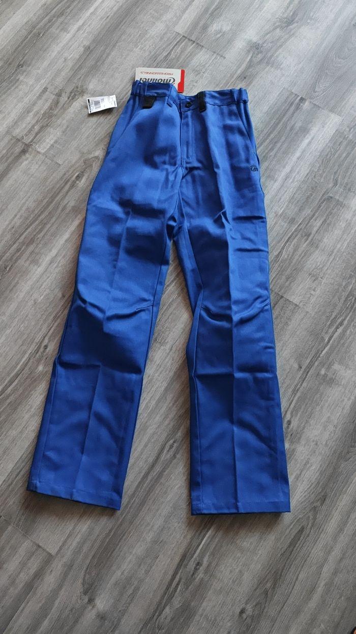 Pantalon bleu de travail - photo numéro 1