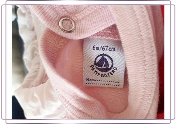 Combinaison rose Petit Bateau 6 mois - photo numéro 3