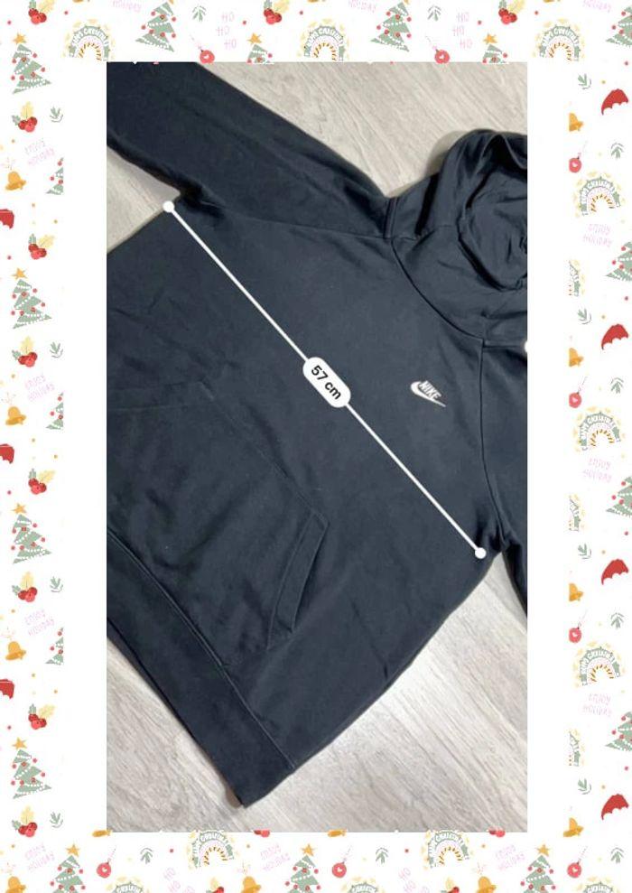 👕 Sweat à capuche Nike logo brodé Noir Taille L 👕 - photo numéro 3