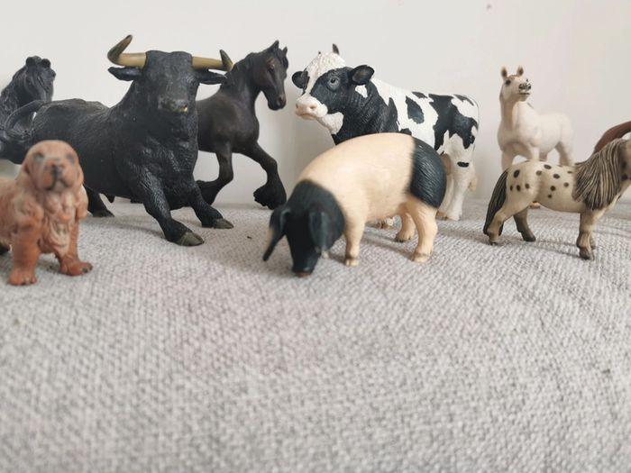 Lot de 16 figurines animaux ferme Schleich papo - photo numéro 6